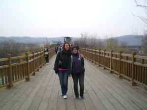 Freedom Bridge, DMZ, South Korea (with Lin)